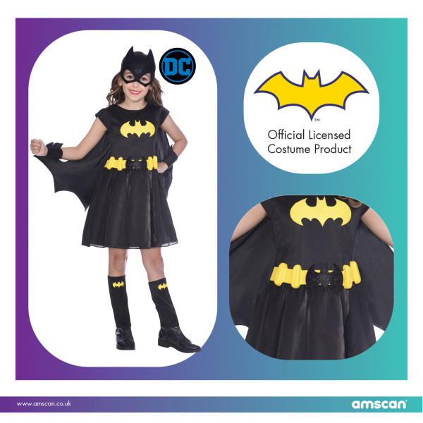Batman Classic Batgirl Kostüm 4-6 Jahre