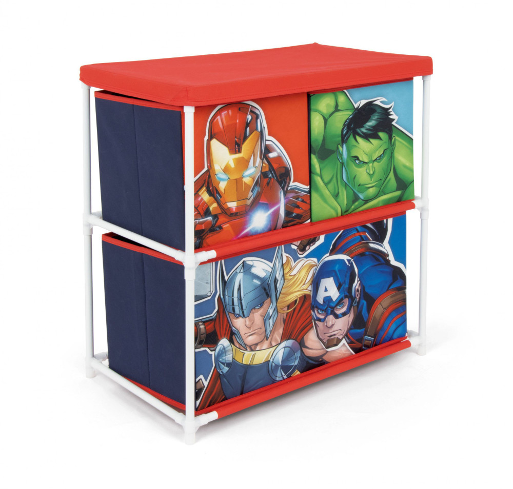 Avengers Spielzeugregal mit 3 Fächern 53x30x60 cm