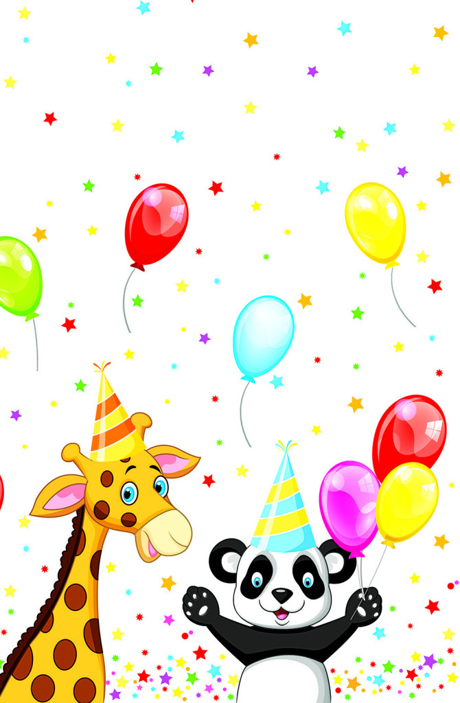 Geburtstag Star Happy Birthday Papptischdecke 120x180 cm