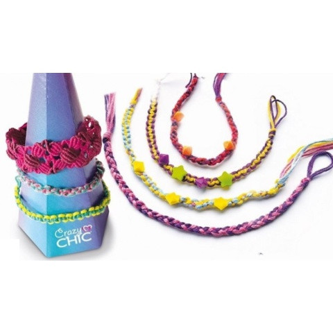 Crazy Chic Friendship Armbandherstellungs-Kreativset Clementoni