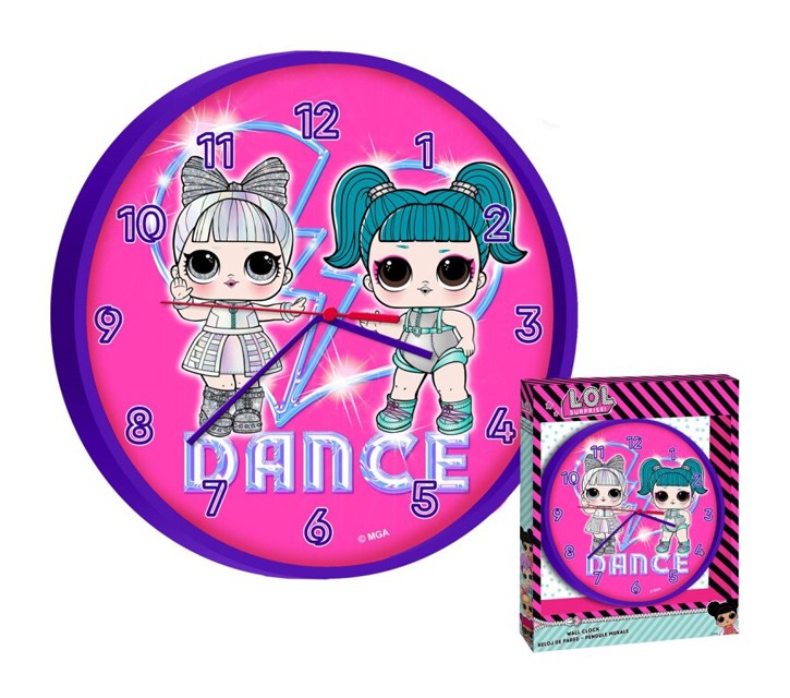 LOL Surprise! Dance Wanduhr 25 cm
