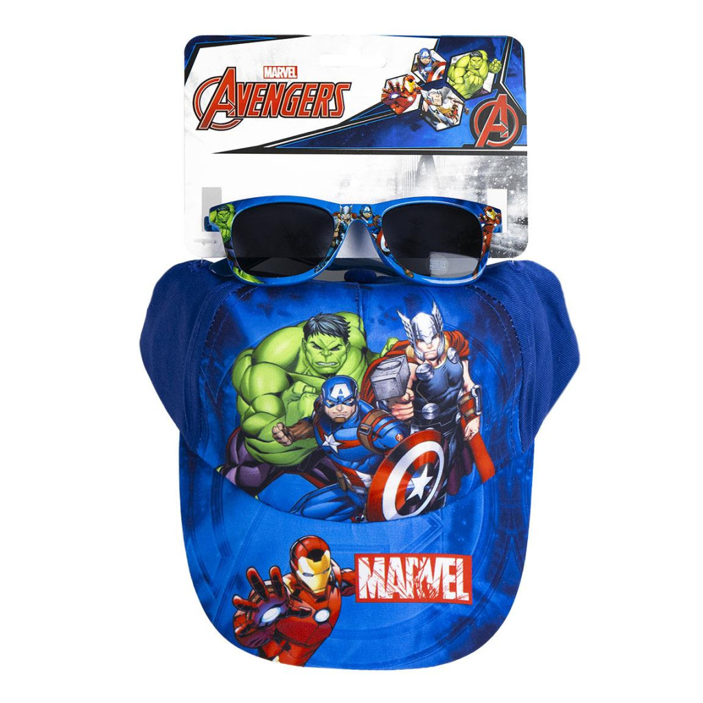 Avengers Sonnenbrillen- und Baseballkappen-Set