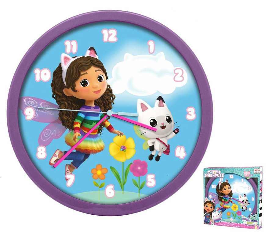Gabby's Dollhouse Wanduhr 25 cm