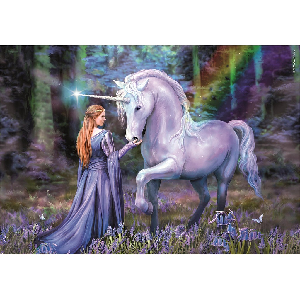 Fantasy Bluebell Wood Anne Stokes 1500-teiliges Compact Puzzle Clementoni