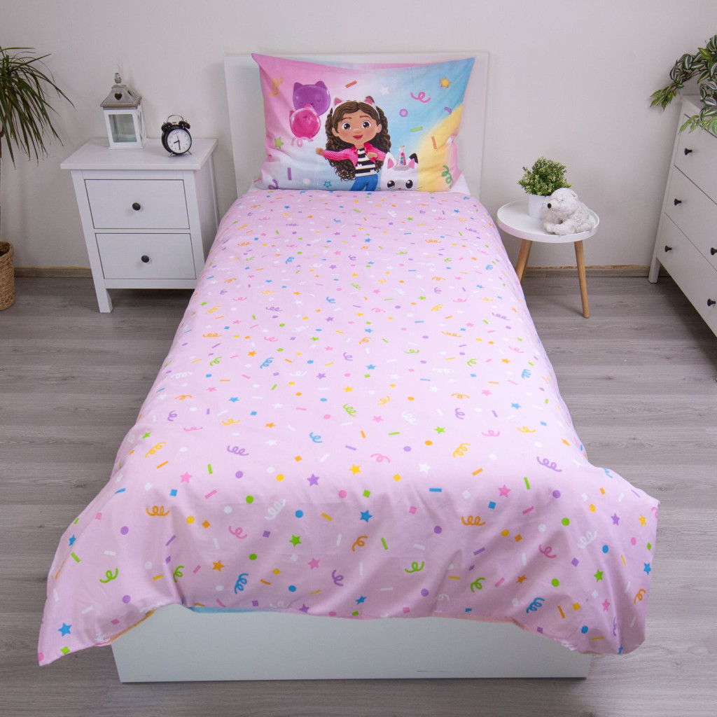 Gabby's Dollhouse Rainbow Bettwäsche 140×200cm, 70×90 cm