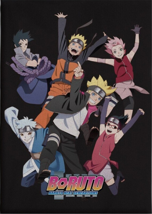 Naruto Boruto Fleece-Decke 100x140cm