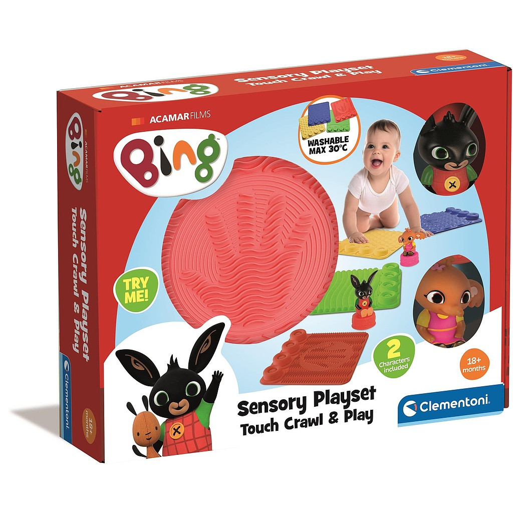 Bing Clemmy Crawl & Play Sinnesentwicklung Babyspielzeug Clementoni