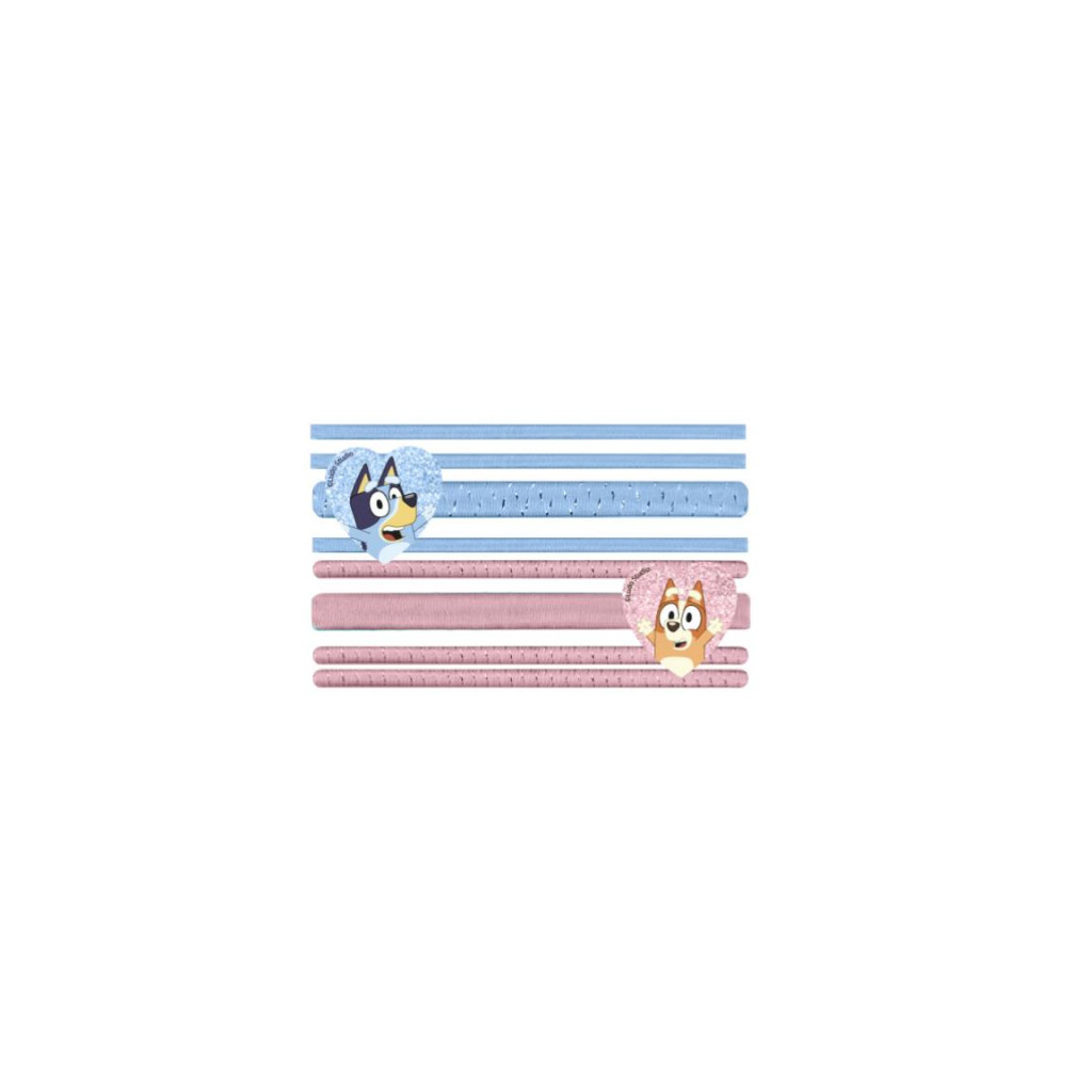 Bluey Heart Haargummi Set 8 Stk