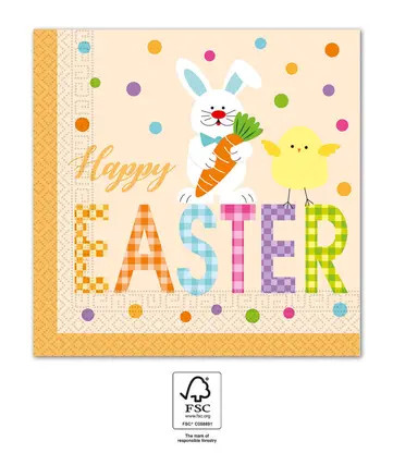 Ostern Animals Serviette 20 Stk 33x33 cm FSC