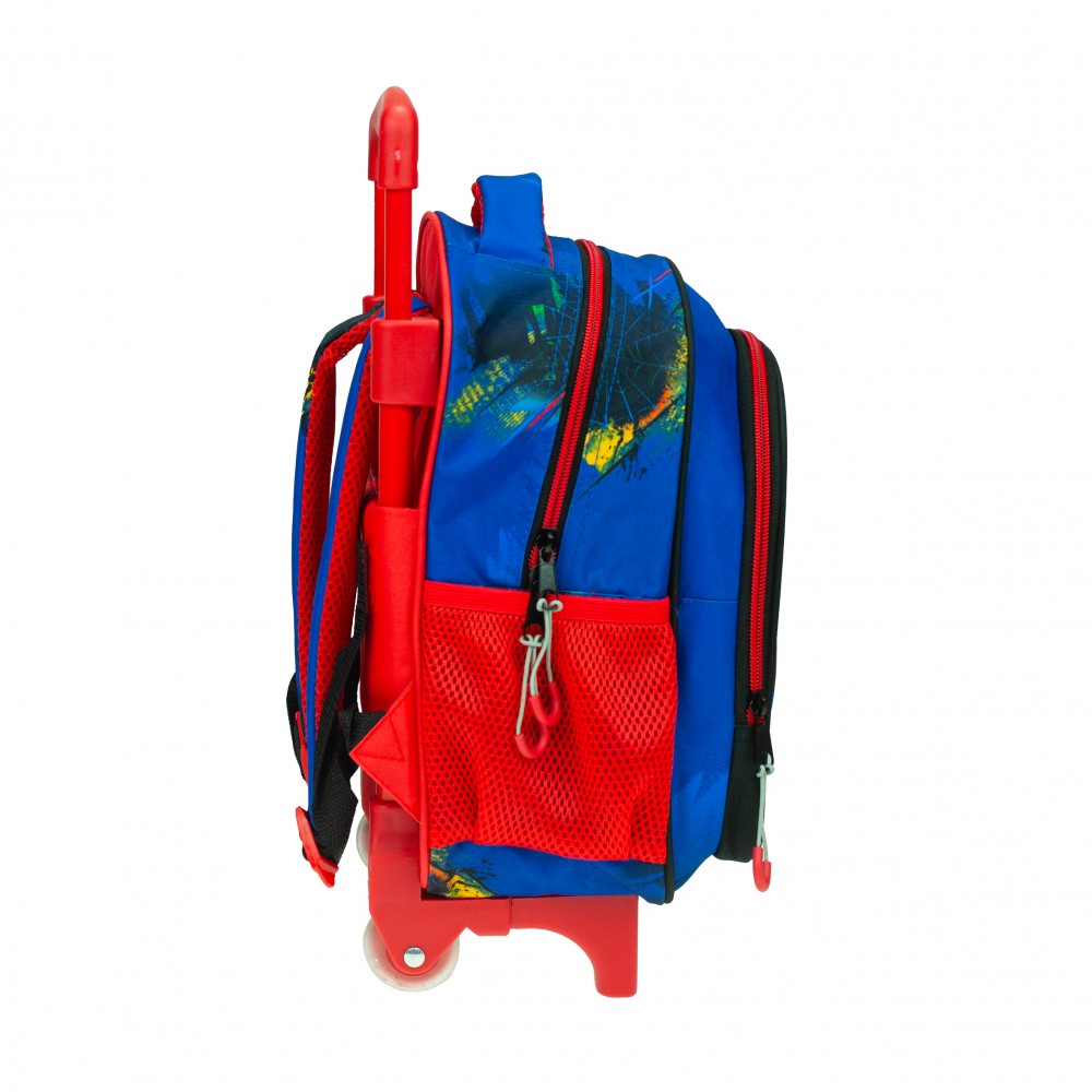 Spiderman Blue rollender Kindergarten-Rucksack, Tasche 30 cm