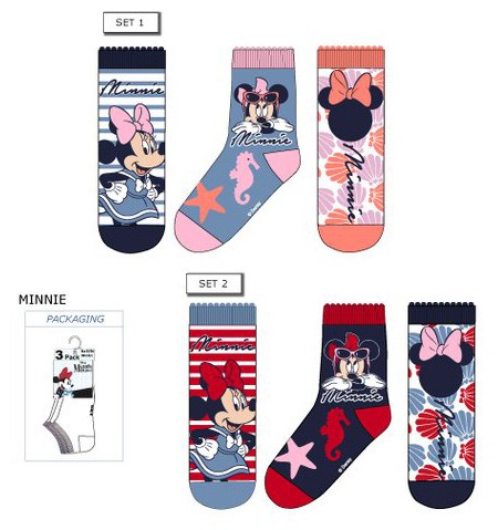 Disney Minnie  Ocean Kinderstrumpf 23-34