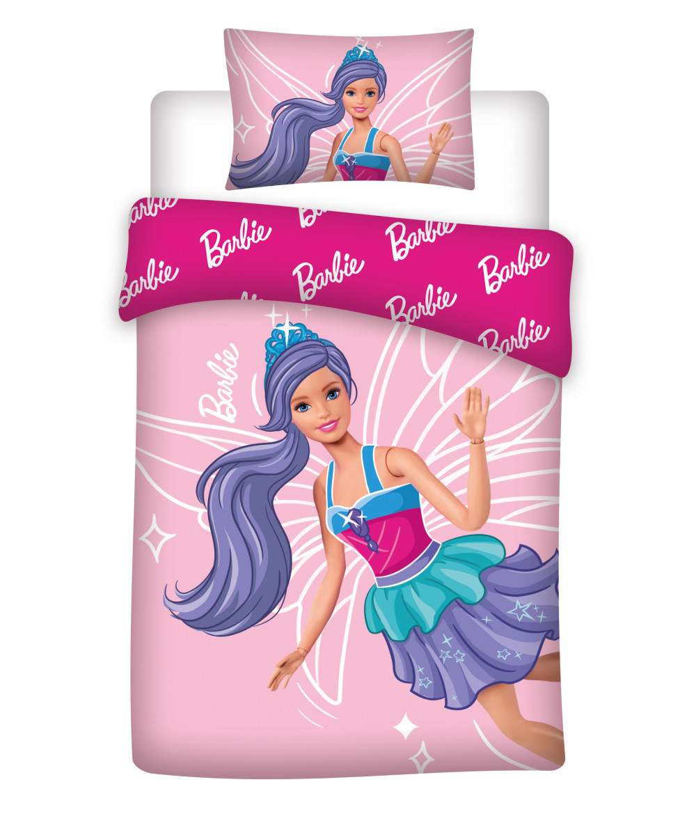 Barbie Wings Kinderbettwäsche 100×135 cm, 40×60 cm