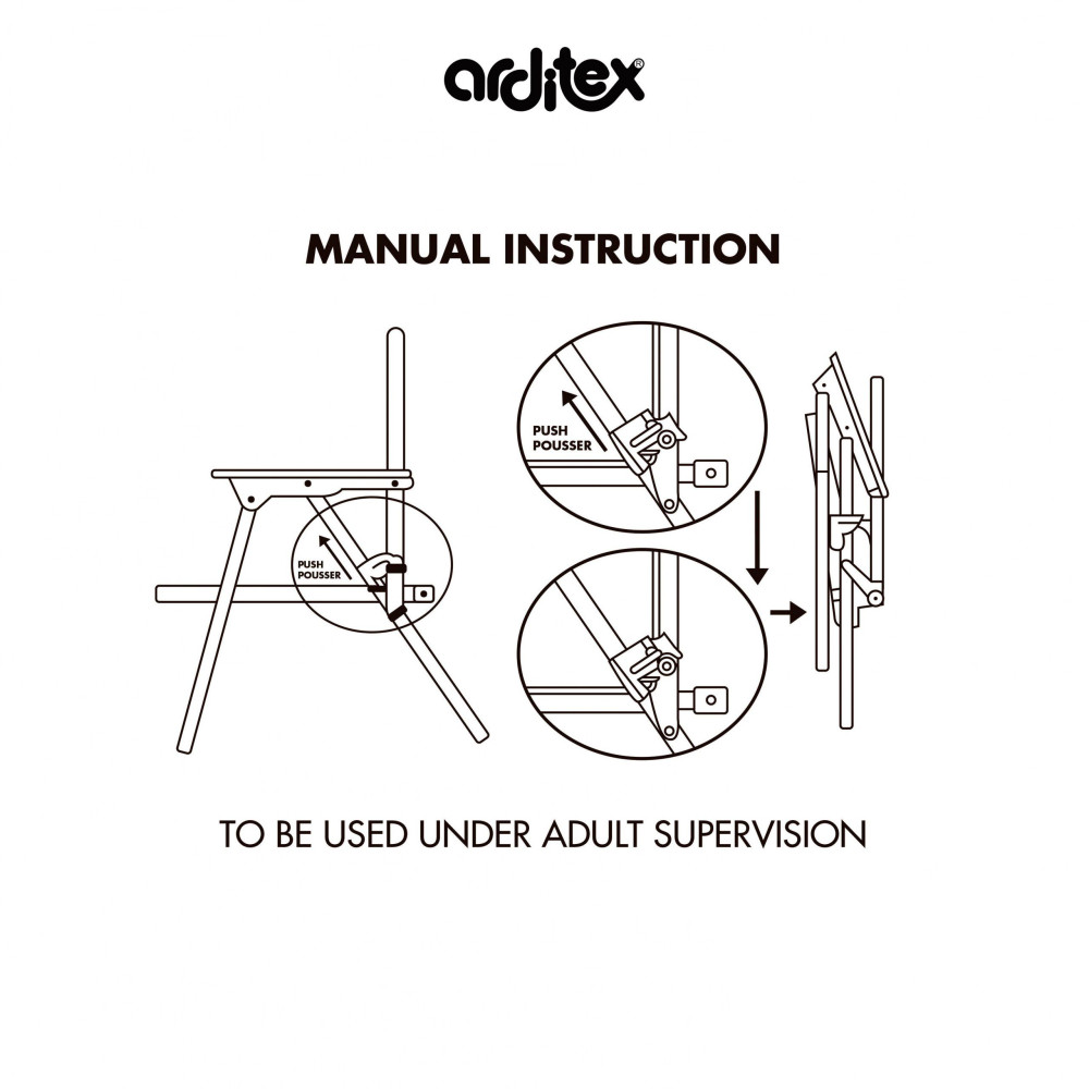 Batman Comic klappbarer Campingstuhl 38x32x53 cm