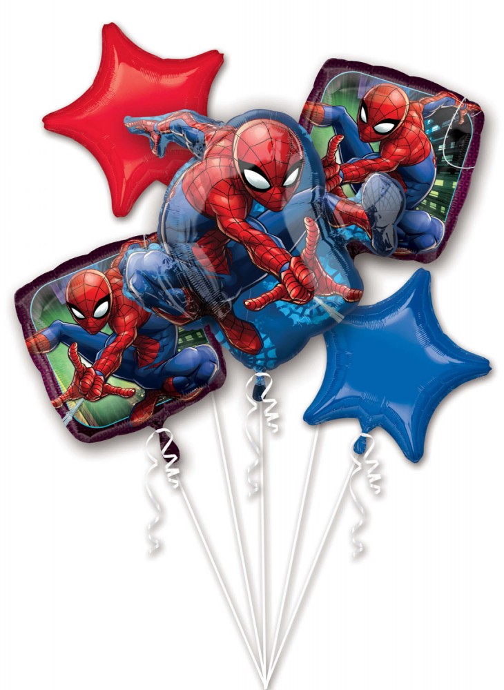 Spiderman Folienballon 5-teiliges Set