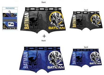 Batman Herren Boxershorts 2 Stk./Packung (S-XL)