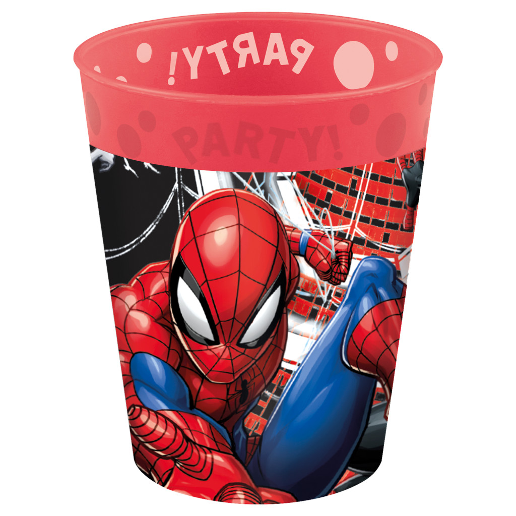 Spiderman World of Webs Mikro Premium Kunststoffbecher Set 4 Stk 250 ml