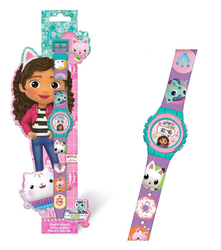 Gabby's Dollhouse Smoothie Land digitale Uhr