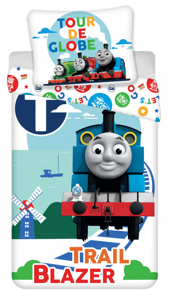 Thomas und seine Freunde Bettbezug Trail 140×200cm, 70×90 cm