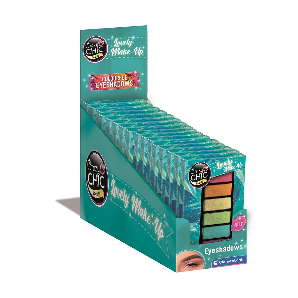 Crazy Chic Tropical Clementoni Lidschatten Set