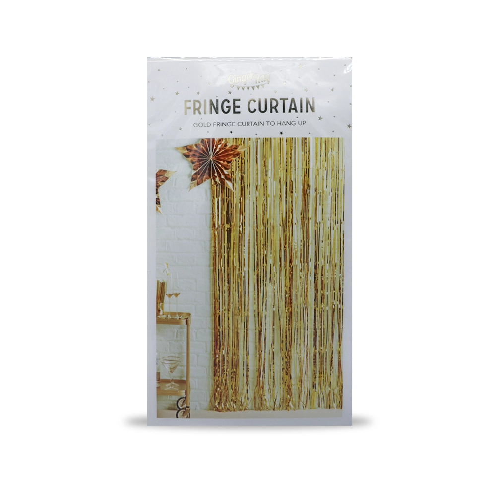 Vorhang, Metallicfolie, gold, 0,91m x 2,44m