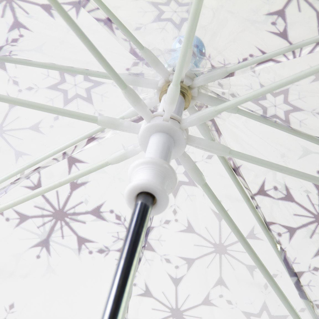 Disney Eiskönigin Ice Queen Kinder transparenter Regenschirm Ø71 cm