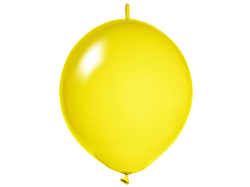 Kettenluftballon gelb Linkballons