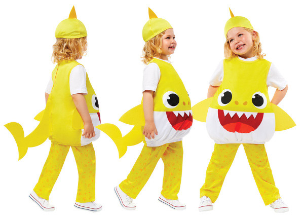 Baby Shark Yellow Kostüm 1-2 Jahre