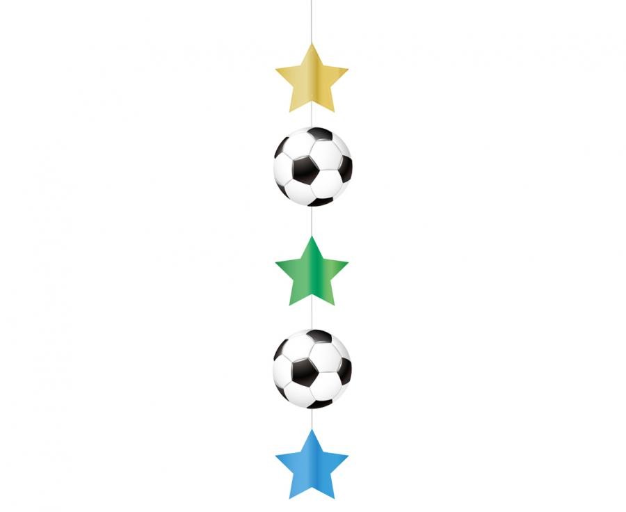 Fußball Football, Banddekoration 150 cm