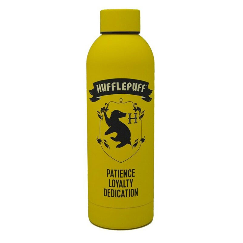 Harry Potter Hufflepuff Edelstahlflasche mit Schraubverschluss 700 ml