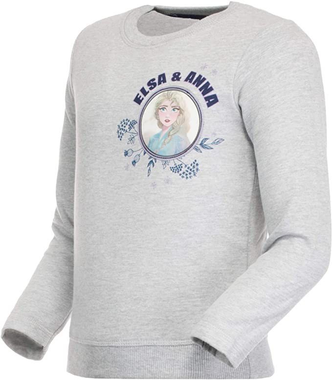 Disney Eiskönigin Kinderpullover mit holografischem Muster 110/116 cm