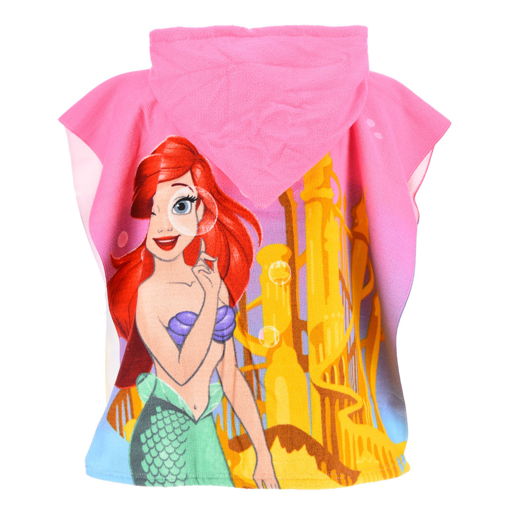 Disney Prinzessin Ariel Strandtuch Poncho 55x110 cm (Schnelltrocknend)