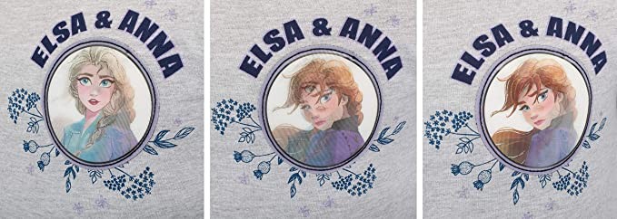 Disney Eiskönigin Kinderpullover mit holografischem Muster 98/104 cm