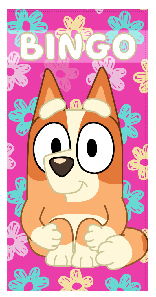 Bluey Bingo Badehandtuch, Strandtuch 70x140cm (Fast Dry)