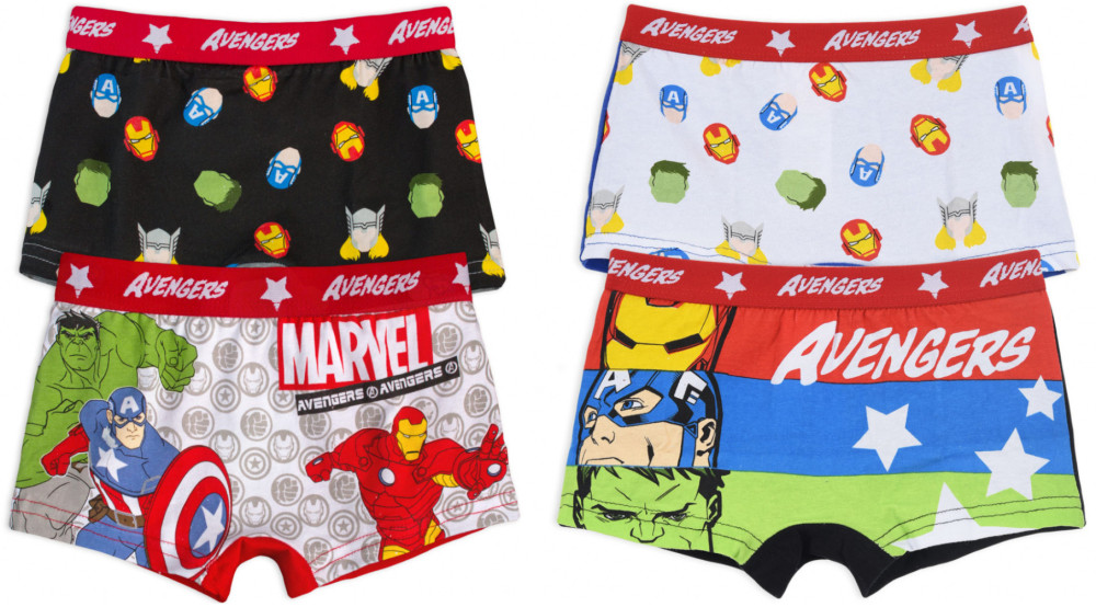 Avengers Kinder-Boxershorts 2 Stück/Packung