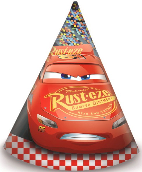 Disney Cars Arena Race Partyhut, 6 Stk