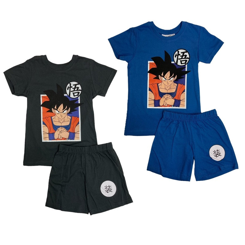 Dragon Ball Saiyan kurze Kinderpyjamas 6-12 Jahre