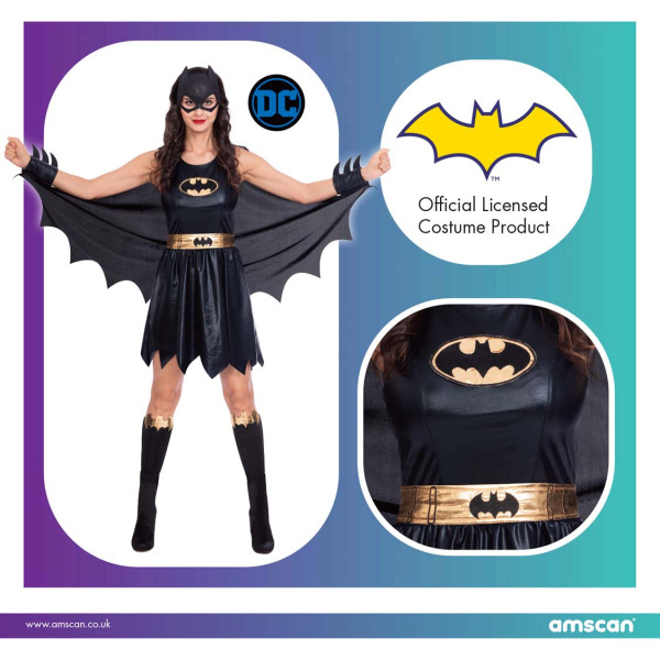 Batman Classic Batgirl Erwachsenen Kostüm S