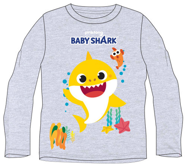 Baby Shark Kinder Langarmtop, Oberteil 116 cm