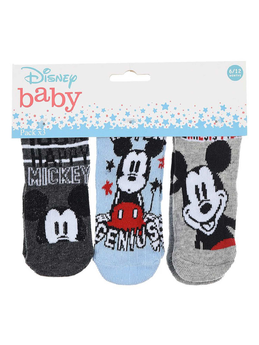 Disney Mickey  Babysocken 0-12 Monate