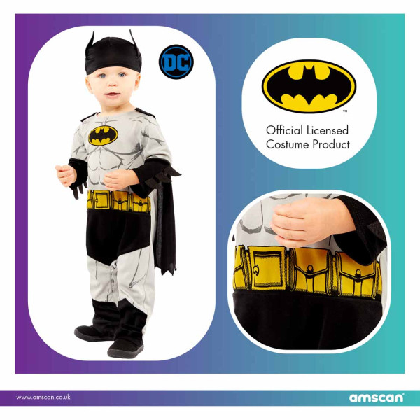 Batman Baby-Kostüm 18-24 Monate