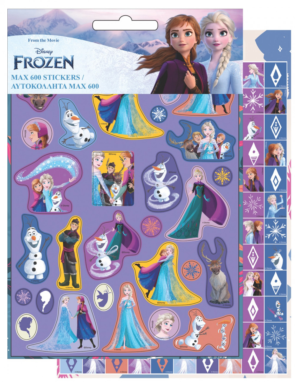 Disney Eiskönigin Glamor 600-teiliges Aufkleberset