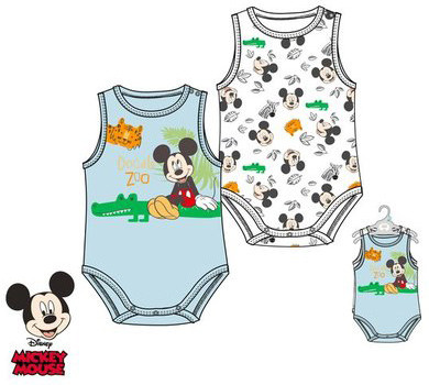 Disney Mickey  Baby-Body, 2-teiliges Set von Stramplern