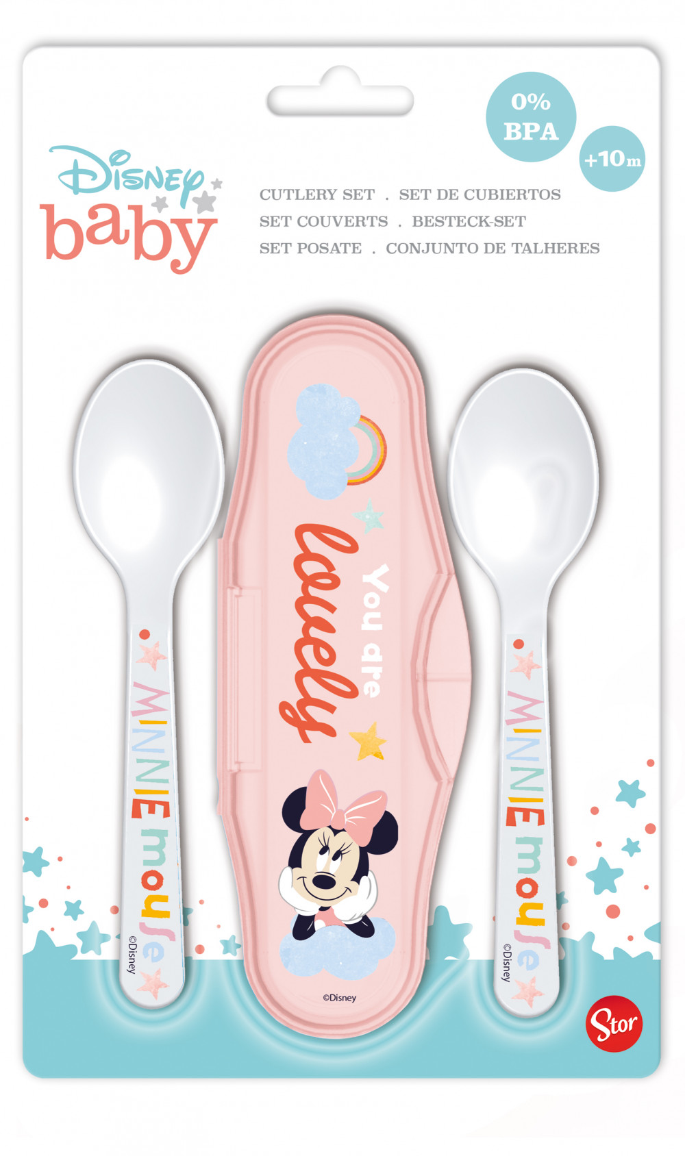 Disney Minnie  Baby Reisebesteck Set
