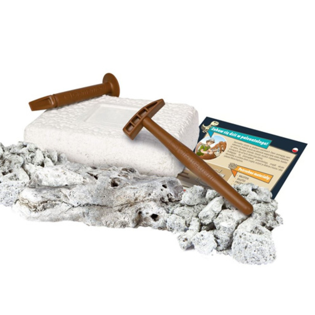 Dinosaurier Archeo Fun Leuchtendes Velociraptor Ausgrabungsset Clementoni