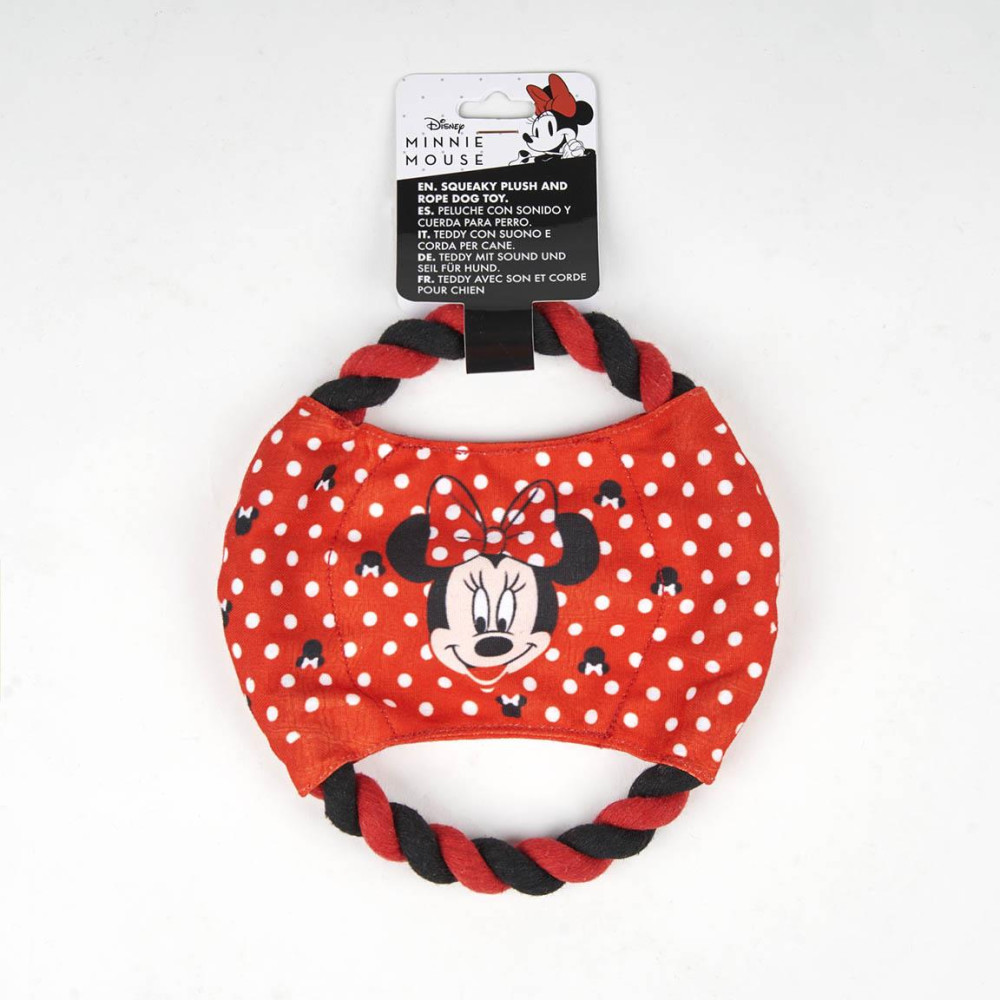 Disney Minnie  Quietschendes Frisbee und Seil Hundespielzeug