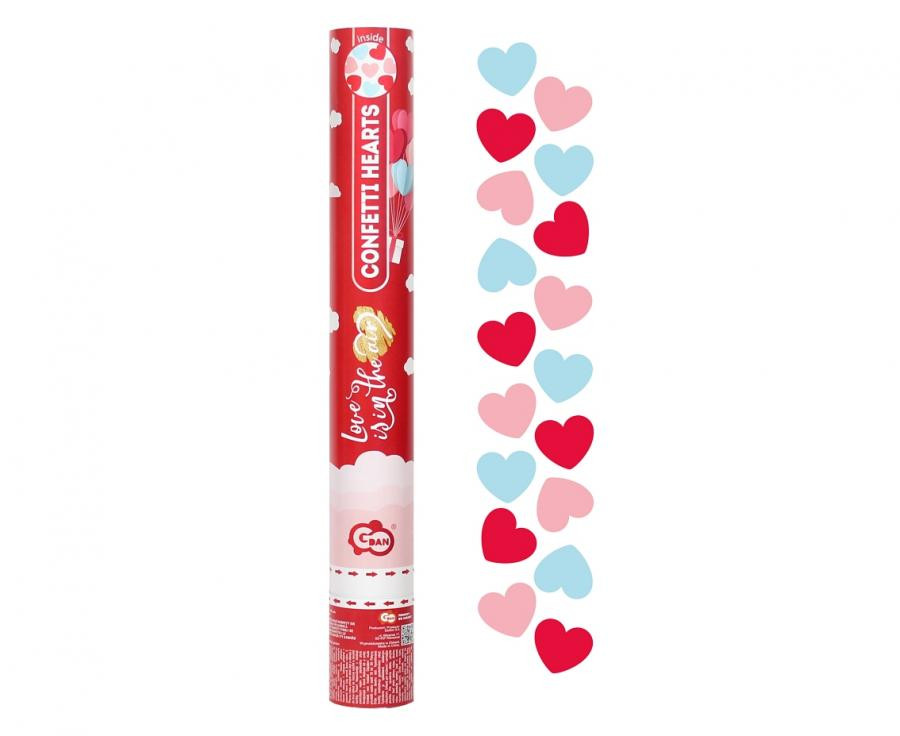 Liebe Love is in the air Konfettikanone 40 cm