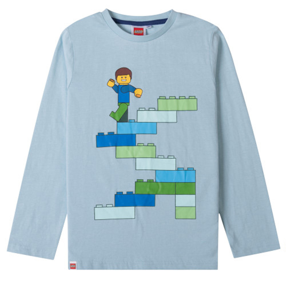 Lego Block Light Blue Kinder Langarmshirt, Oberteil 4 Jahre / 104 cm