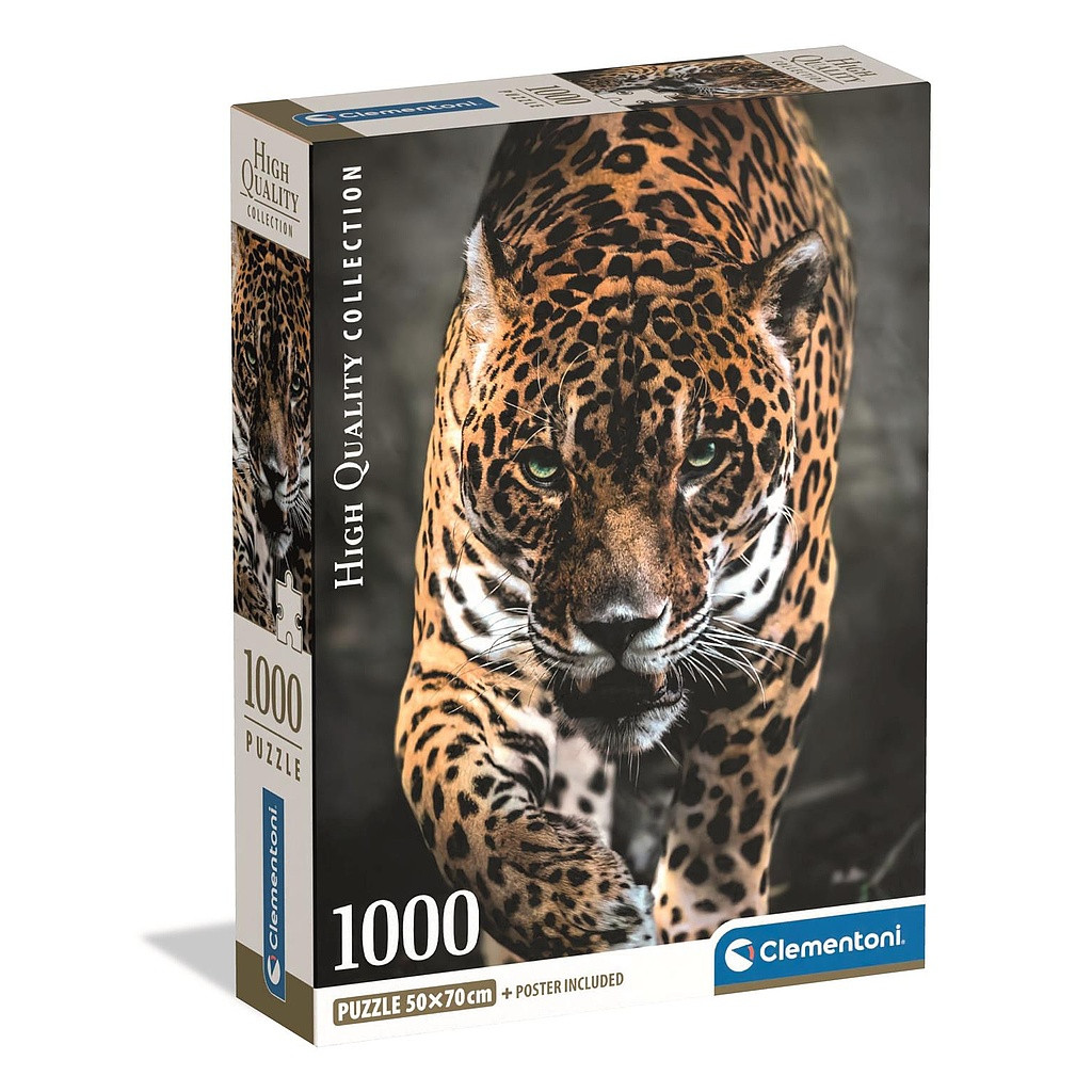 Tiere Walk of the Jaguar 1000-teilige Clementoni Puzzle