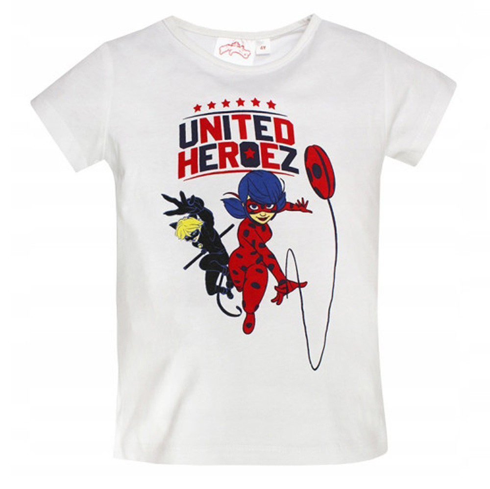 Miraculous Geschichten von Ladybug und Cat Noir Kinder T-Shirt, Oberteil 6 Jahre