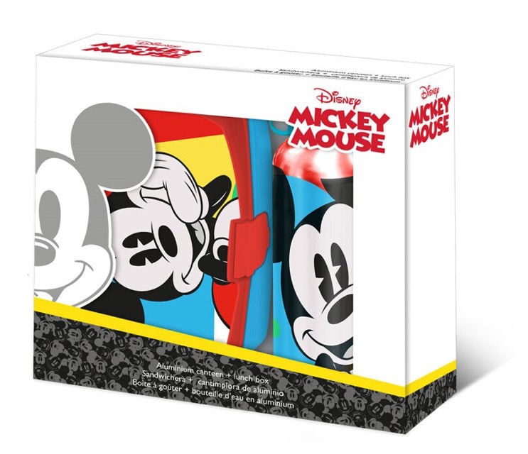 Disney Mickey  Summer Sandwichbox + Aluminiumflaschenset